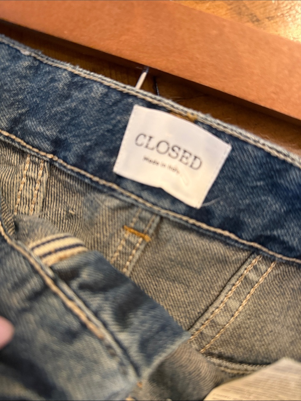 CLOSED baggy capri jeans shorts NWOT 450$ - Picture 13 of 14